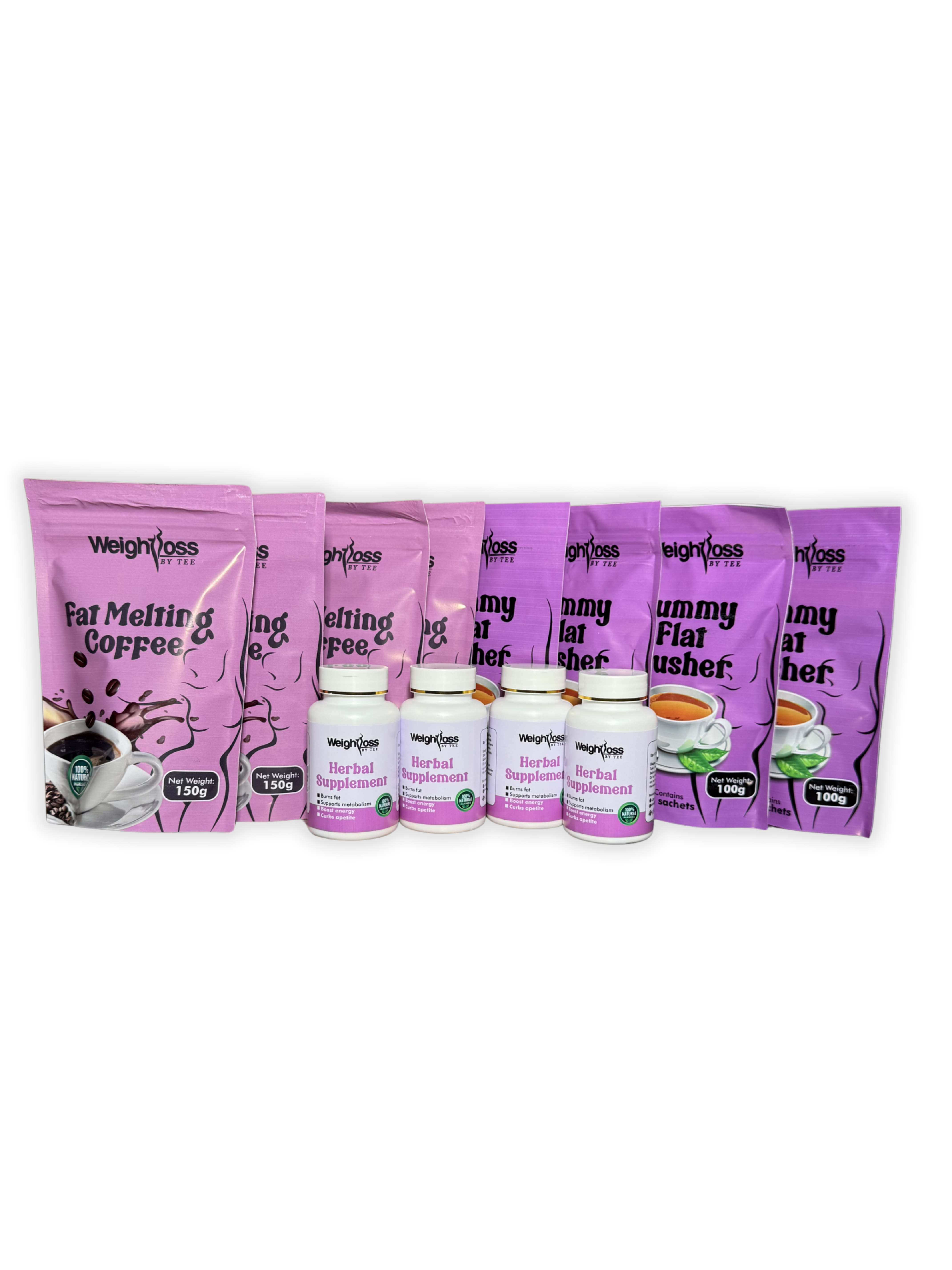 WeightLoss By Tee purple weight loss product bundle